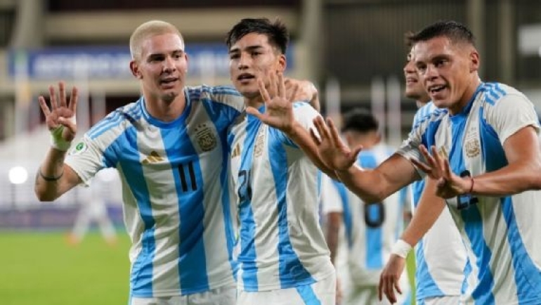 Argentina le ganó agónicamente a Colombia y se clasificó al Mundial Sub 20