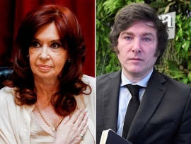 Milei y Cristina lideran las interacciones en las redes sociales