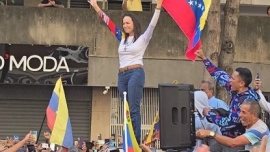 Denuncian que secuestraron a Corina Machado durante las marchas en Venezuela