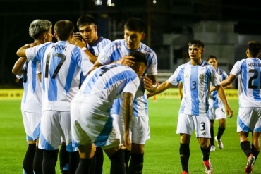 6-0: Goleada de la Selección Argentina a Brasil en el debut del Sudamericano Sub 20 en Venezuela