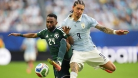 Uruguay y Arabia Saudita empataron 1 a 1 en Miami