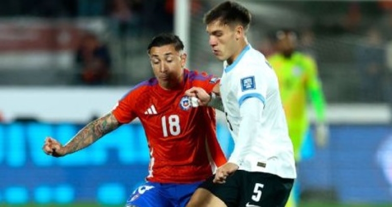 Uruguay, clasificado, empató con Chile que terminó en el último lugar de la tabla de las Eliminatorias