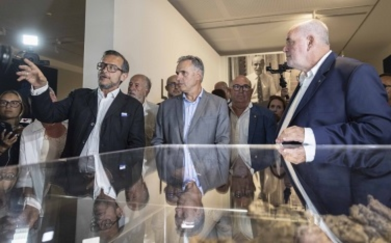 Destacaron el valor cultural del MACA en la inauguración de la muestra de Lucio Fontana