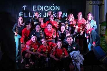 FINALIZÓ LA LIGA DE “ELLAS JUEGAN” CON “LAS PITT” COMO GANADORAS