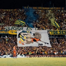 "Incitación a la violencia": Sanción a Rosario Central por una bandera desplegada en el Gigante